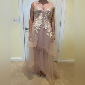 Blush maxi brand new bcbg dress in size 10,